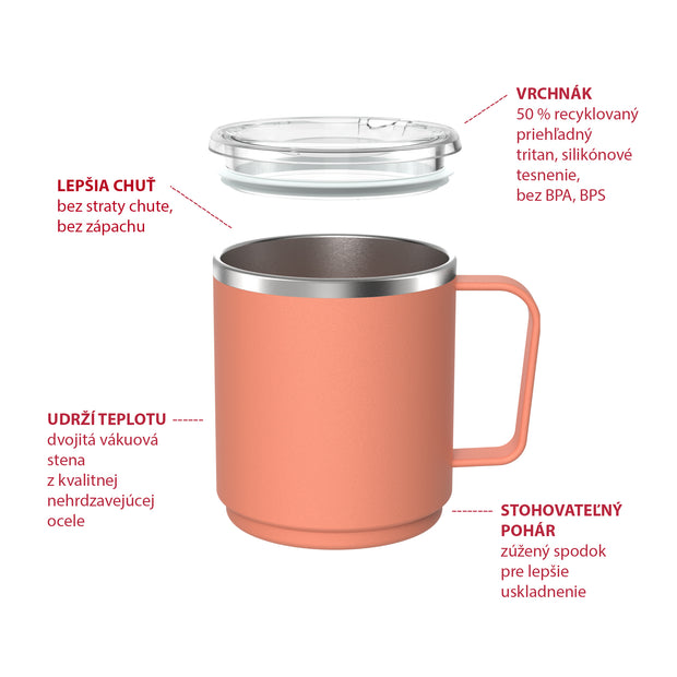 KeepCup Camp Mug M (340 ml) - Clay